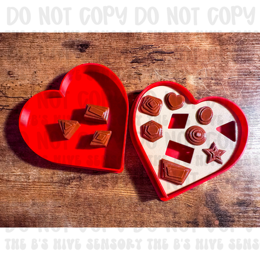 Shape Matching Chocolate Box