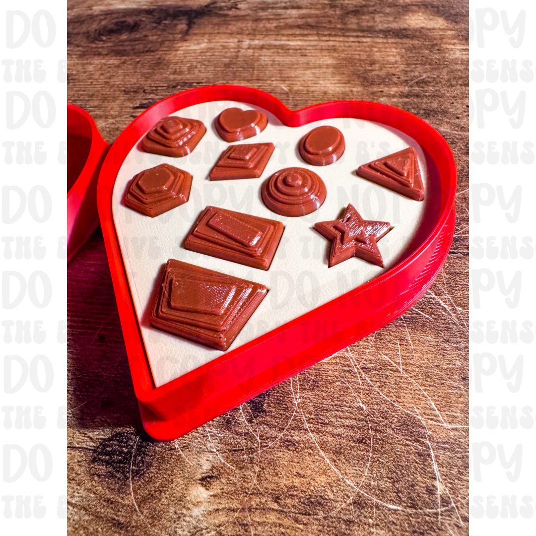 Shape Matching Chocolate Box