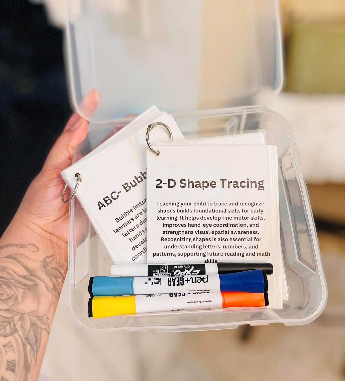 PREORDER: 2-D Shape Tracing – Task Box