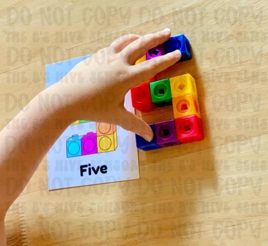 Snap Cube Number Set