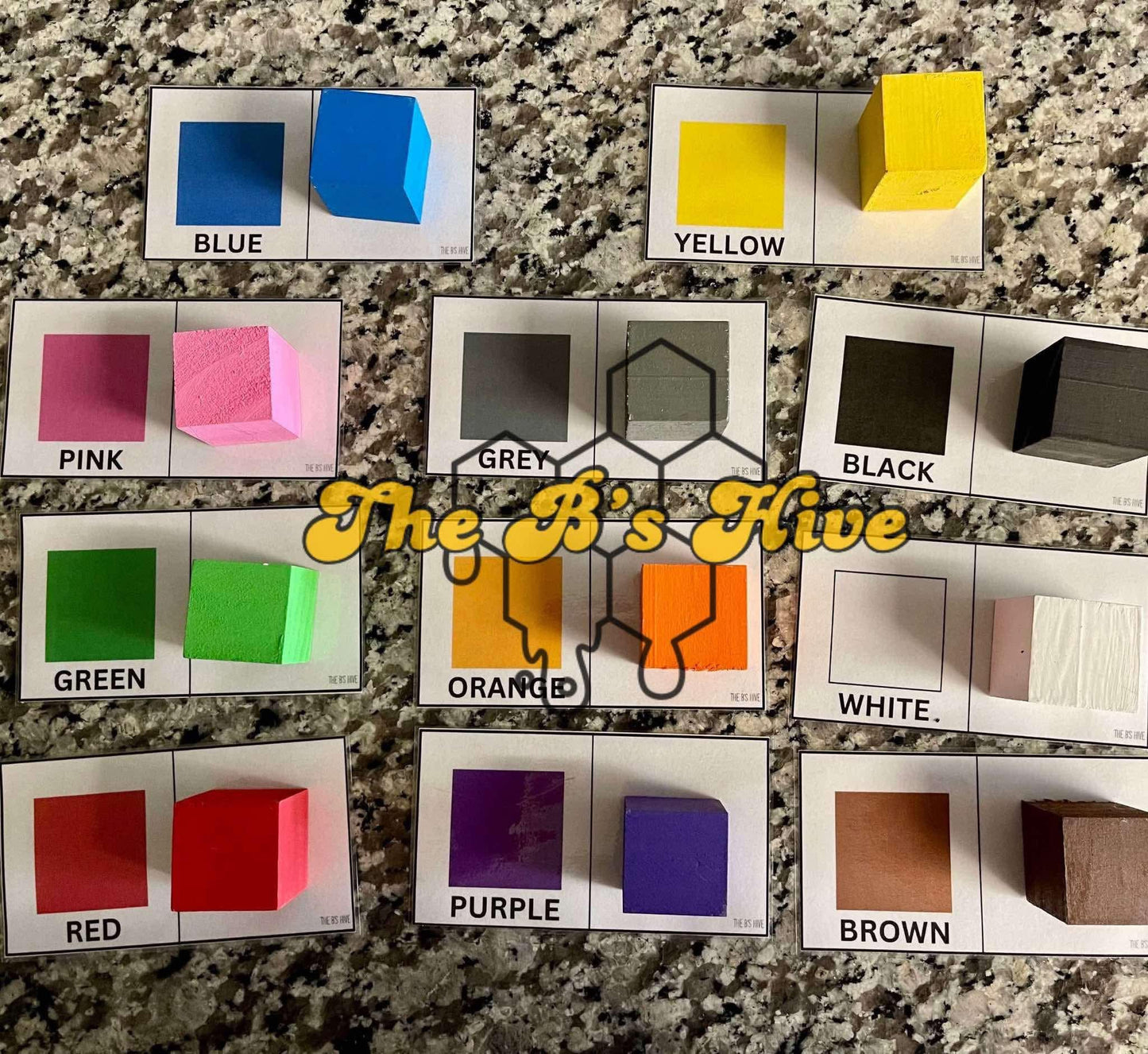 Errorless Color Teaching Cards