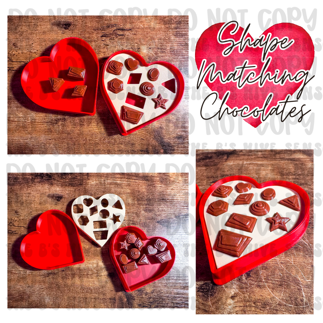 Shape Matching Chocolate Box