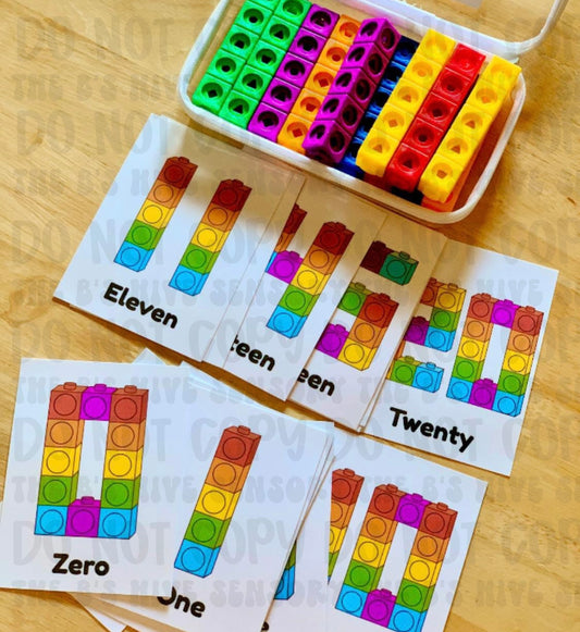 Snap Cube Number Set