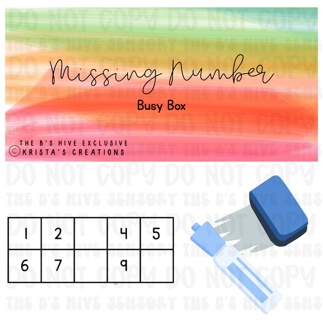 Missing Number Task/Busy Box