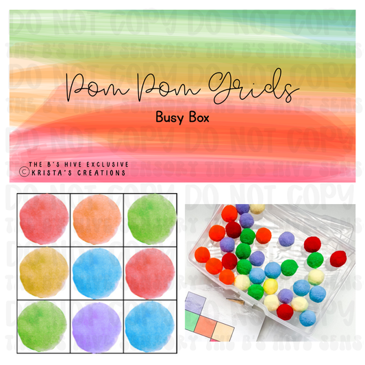 Pom Pom Grids Task/Busy Box