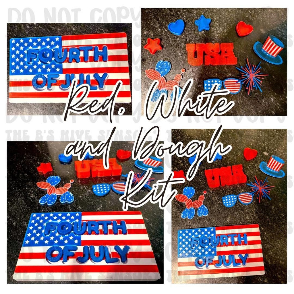 Red, White and Dough Kit