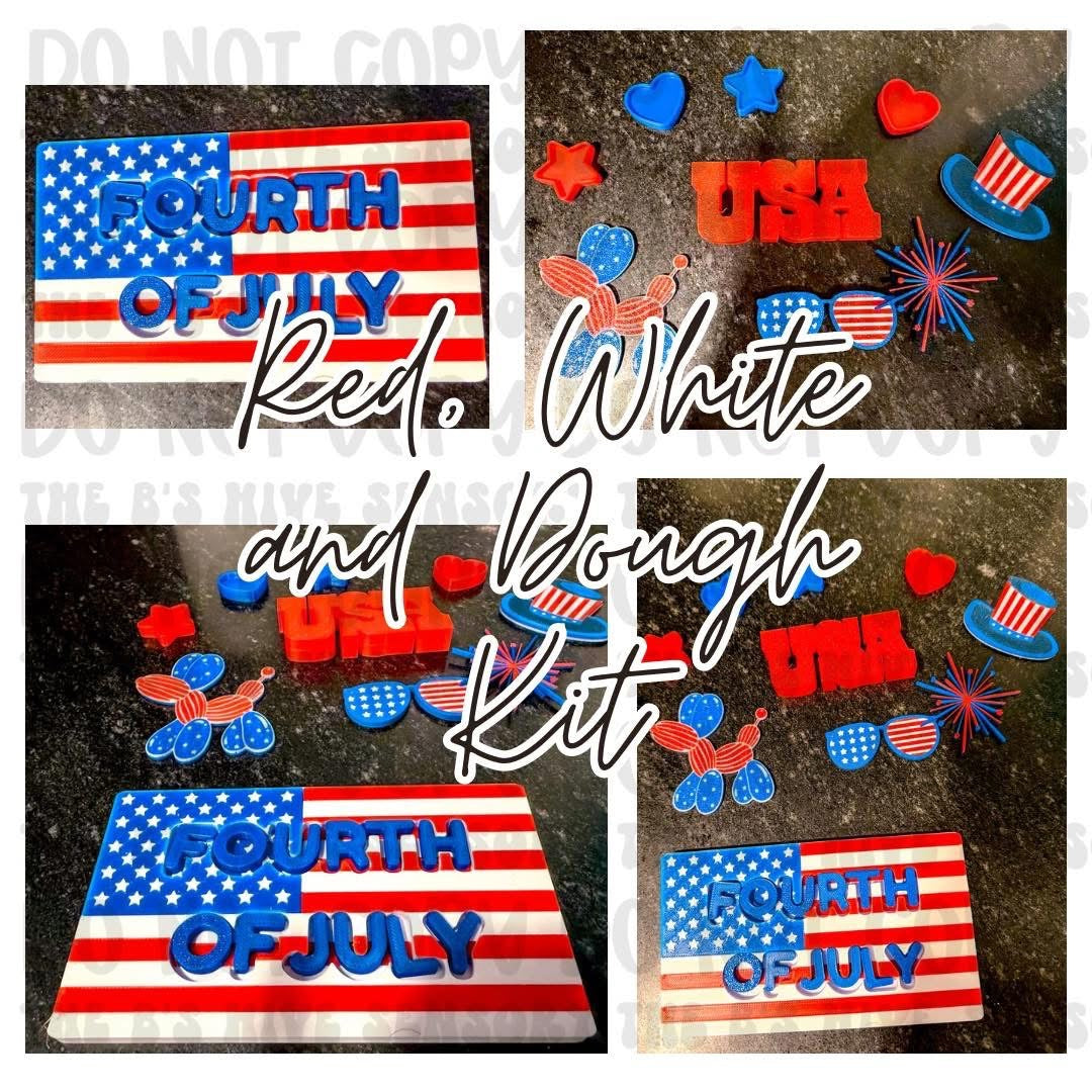 Red, White and Dough Kit