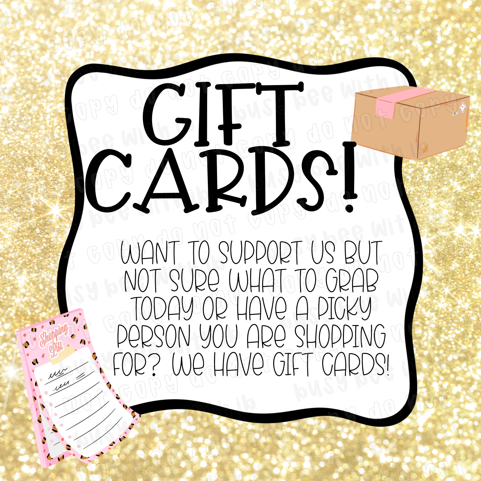 The B’s Hive Gift Card
