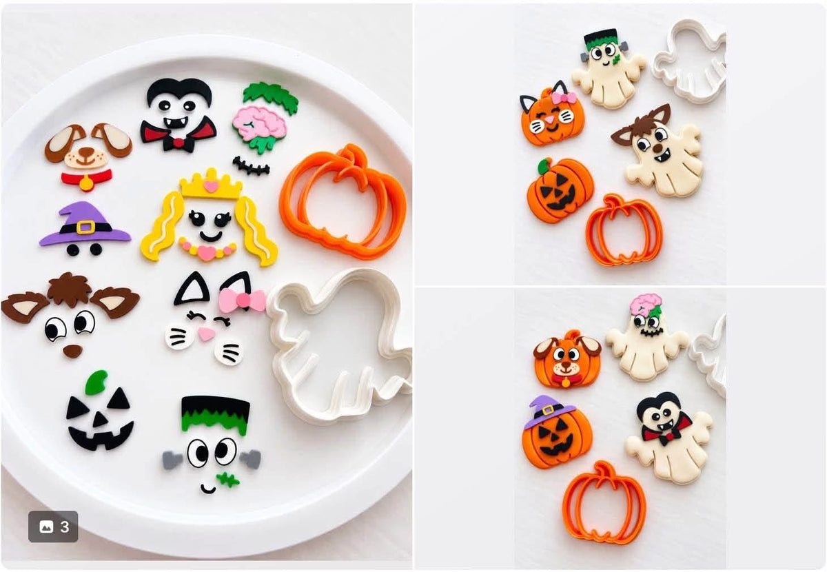 Spooky Face Dough Kit